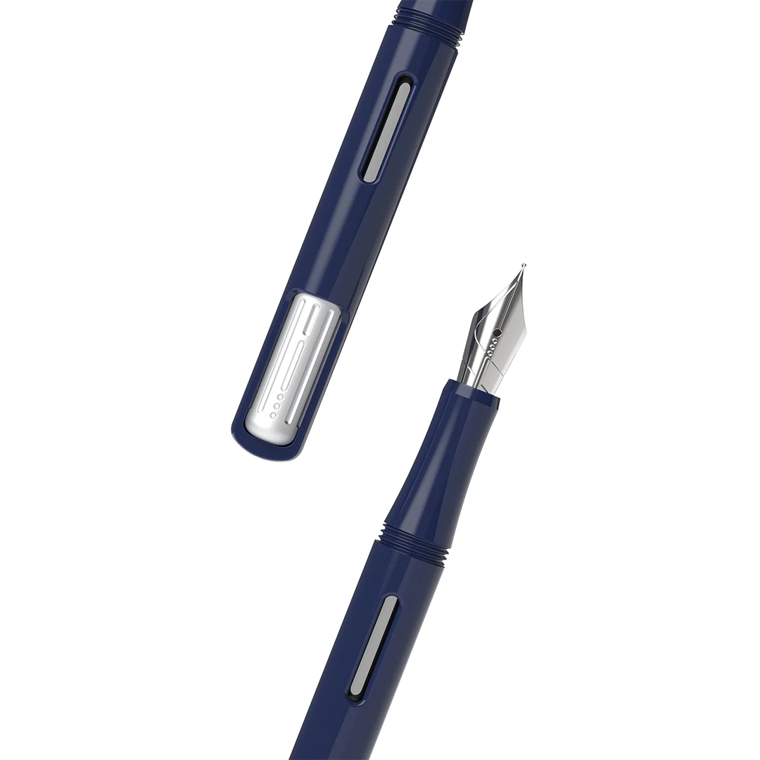 Endless Captiva Torque-Filler Fountain Pen - Deep Ocean Chrome - Image 3