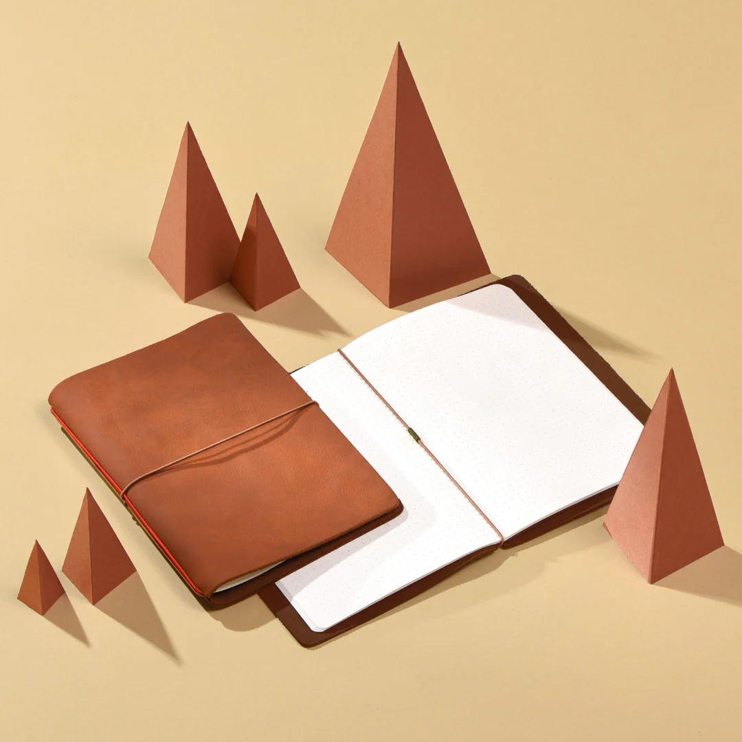 Explorer - Refillable Leather Journal Regalia Paper - Brown - Image 9