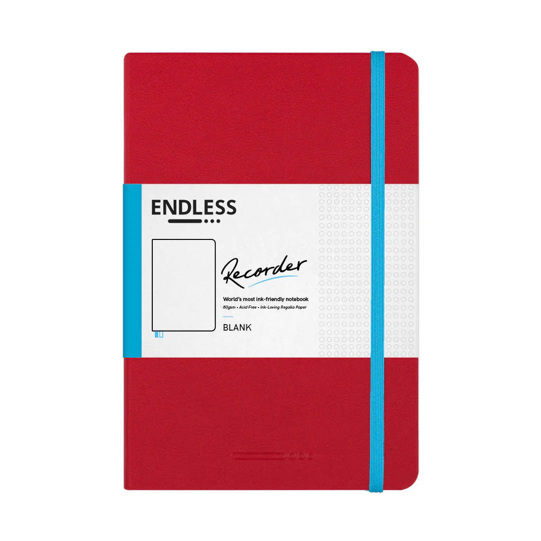 Recorder Notebook - Crimson Sky - Regalia Paper - A5 - Image 13