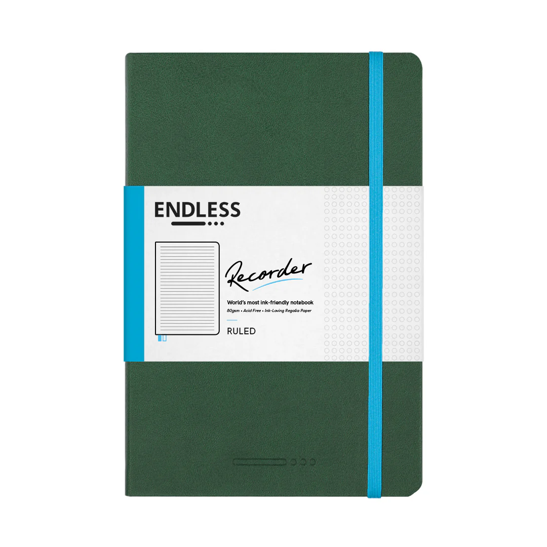 Recorder Notebook - Forest Canopy - Regalia Paper - A5 - Image 3