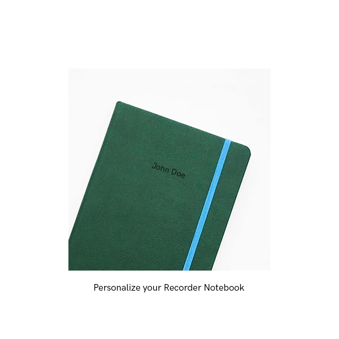 Recorder Notebook - Forest Canopy - Regalia Paper - A5 - Image 7